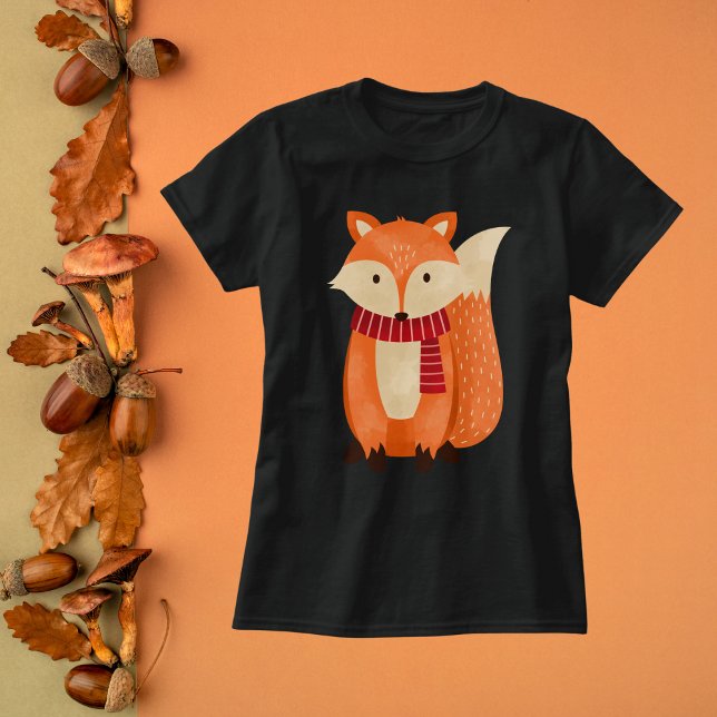 Niedlicher Herbstfox T-Shirt (Von Creator hochgeladen)