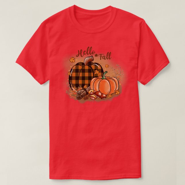 Niedlicher Herbstgeist T-Shirt (Design vorne)