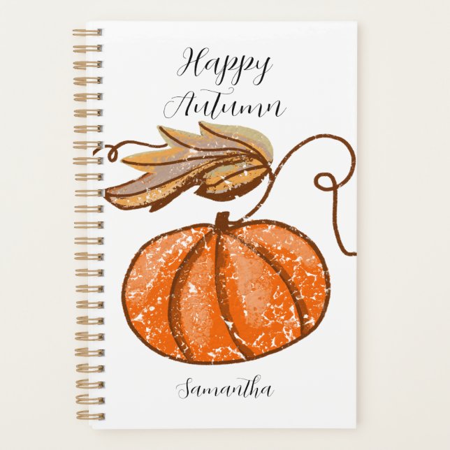 Niedlicher Herbstplaner Planer (Vorderseite)