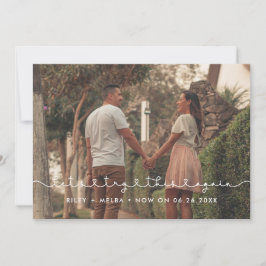 Niedlicher Herzverbinden Schriftart Versuchen wir  Ankündigung