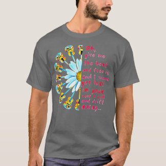 Niedlicher Hippie Drift away Rock'n'Roll Blumen T-Shirt