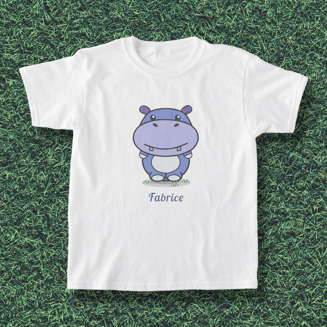 Niedlicher Hippo Kids T - Shirt (Cute Hippo Kids T-shirt)