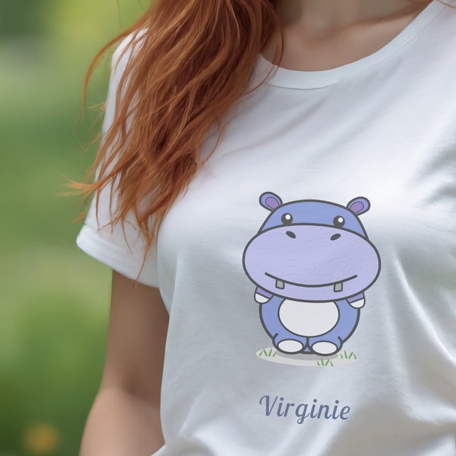 Niedlicher Hippo-T - Shirt (Cute Hippo T-shirt)