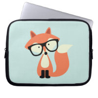 Niedlicher Hipsterroter Fox