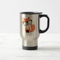 Niedlicher Hipsterroter Fox
