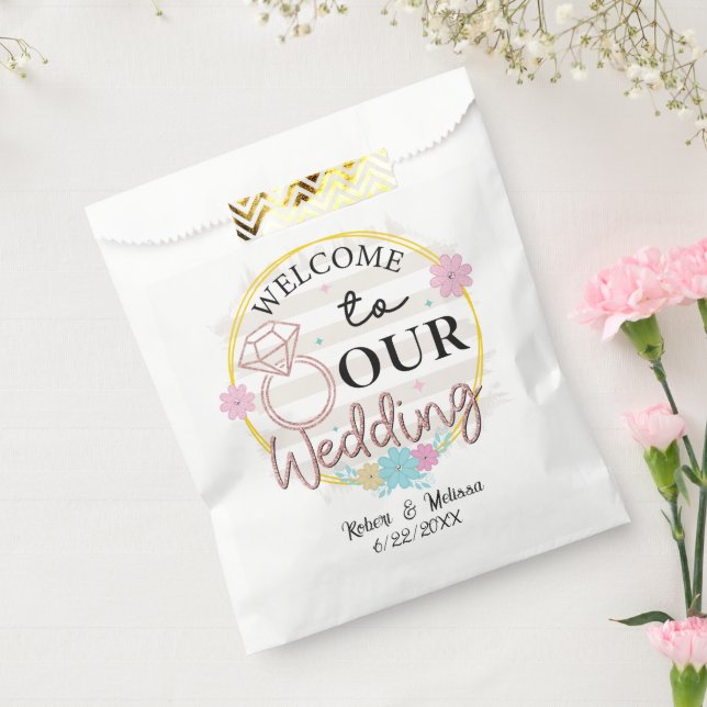 Niedlicher Hochzeitstermin Geschenktütchen (Versiegelt)