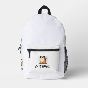 Niedlicher Hoggy-Rucksack Bedruckter Rucksack
