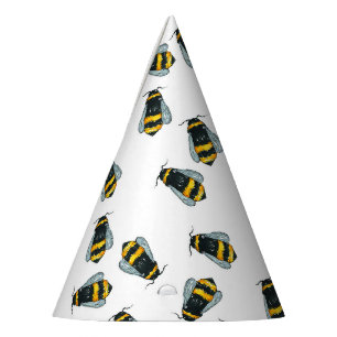 Niedlicher Honigbienen-Hummel-Bienengeburtstag Partyhütchen