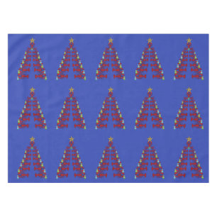 Niedlicher Hummer-Seeweihnachtstischdeckeblau Tischdecke