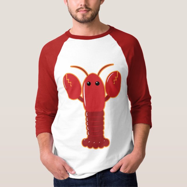 Niedlicher Hummer T-Shirt (Vorderseite)