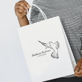 Niedlicher Hummingbird kundenspezifisch handgemach Gummistempel