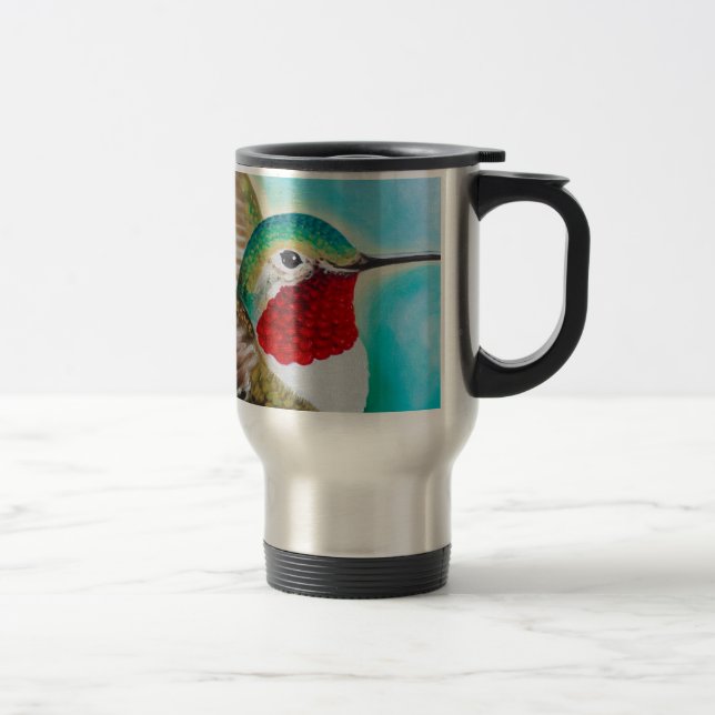 Niedlicher Hummingvogel Reisebecher (Rechts)