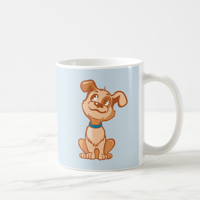 Niedlicher Hund 11 oz Klassische Tasse (Rechts)