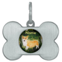 Niedlicher Hund Art Corgi mit Namen