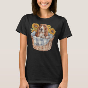 Niedlicher Hund aus Cottagore Basset Hund Hunde So T-Shirt