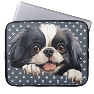 NIEDLICHER Hund aus JAPANISCHEM KINDERHUND Laptopschutzhülle