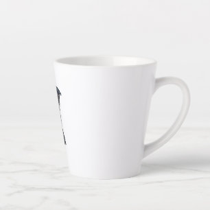 Niedlicher Hund Border Collie Milchtasse