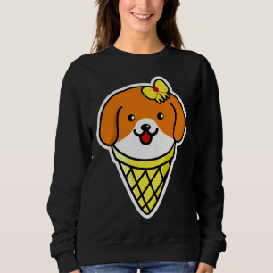 Niedlicher Hund Corgi Haustier Sweatshirt