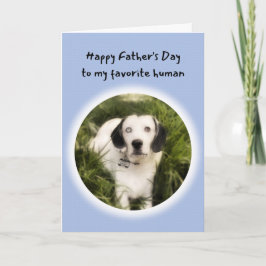 Niedlicher Hund Du bist mein Lieblingstag am Tag d Karte
