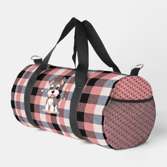 Niedlicher Hund Duffle Bag (Rechte Ecke)