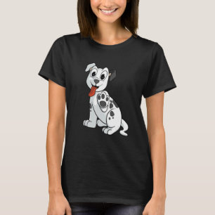 Niedlicher Hund erhöht Paw T-Shirt