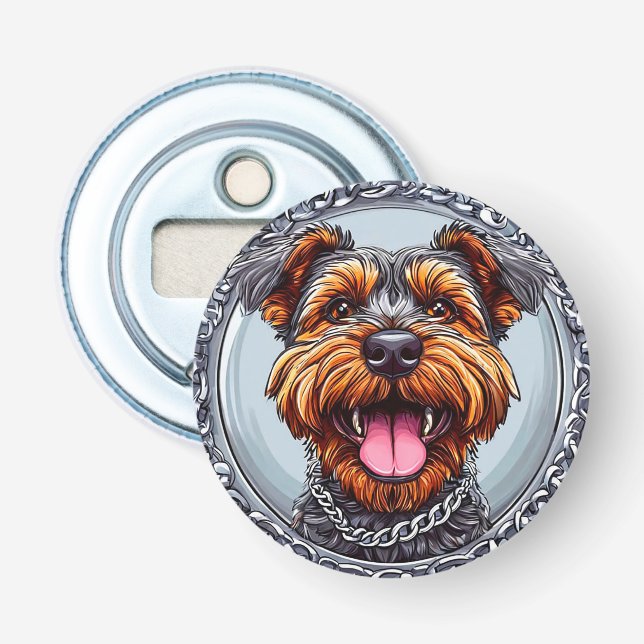 Niedlicher Hund Flaschenöffner (Vorderseite)