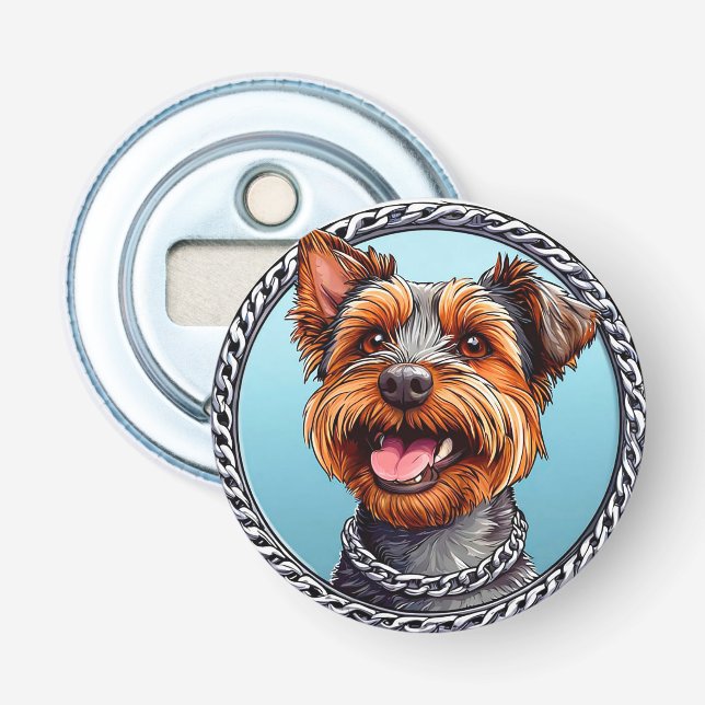 Niedlicher Hund Flaschenöffner (Vorderseite)