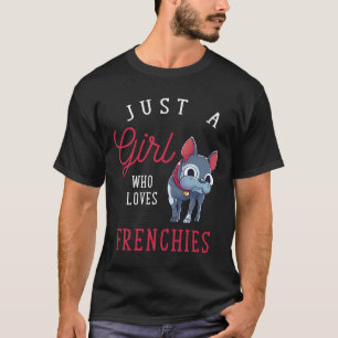 Niedlicher Hund Frenchie Pet Mama Girls Französisc T-Shirt