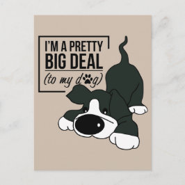 Niedlicher Hund je Postkarte