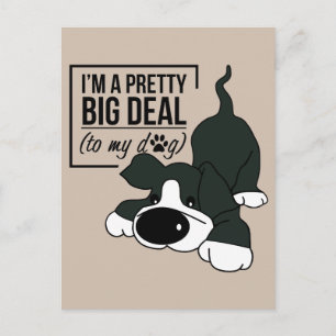 Niedlicher Hund je Postkarte