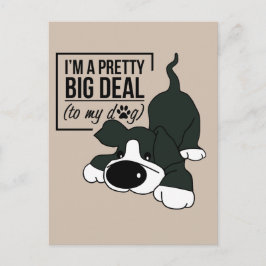 Niedlicher Hund je Postkarte