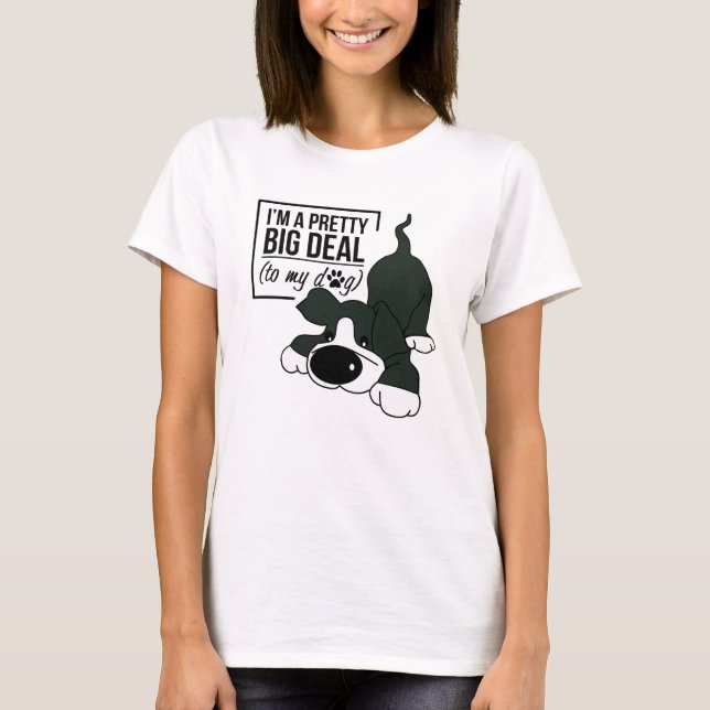 Niedlicher Hund je T-Shirt (Vorderseite)