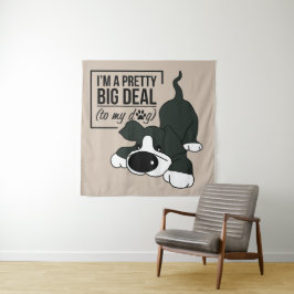 Niedlicher Hund je Wandteppich