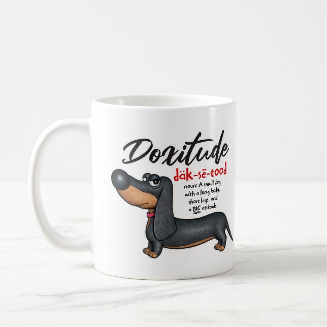 Niedlicher Hund Kaffeetasse (Links)