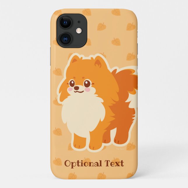 Niedlicher Hund Kawaii Spitz Case-Mate iPhone Hülle (Rückseite)