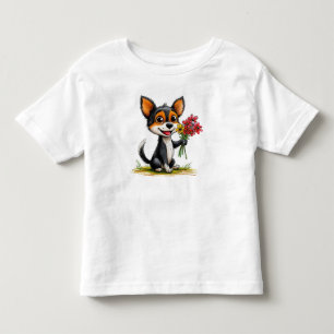Niedlicher Hund Kleinkind T-shirt