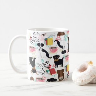 Niedlicher Hund Lover Buch Lover Kaffeetasse