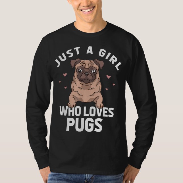 Niedlicher Hund Lover Tierhalter nur ein Mädchen T-Shirt (Vorderseite)