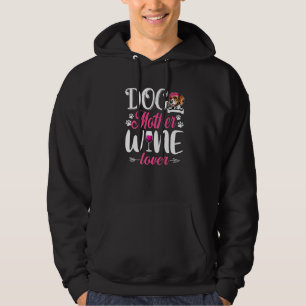 Niedlicher Hund Mutter Beagle Wein Muttertag Hoodie