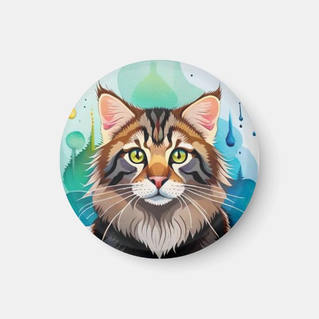 Niedlicher Hund nah Mini-Zwischenablage Magnet (Vorne)