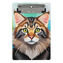 Niedlicher Hund nah Mini-Zwischenablage Mini Klemmbrett