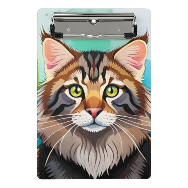 Niedlicher Hund nah Mini-Zwischenablage Mini Klemmbrett (Vorderseite)