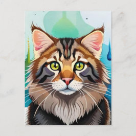 Niedlicher Hund nah Mini-Zwischenablage Postkarte