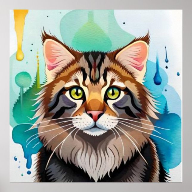 Niedlicher Hund nah Poster (Vorne)