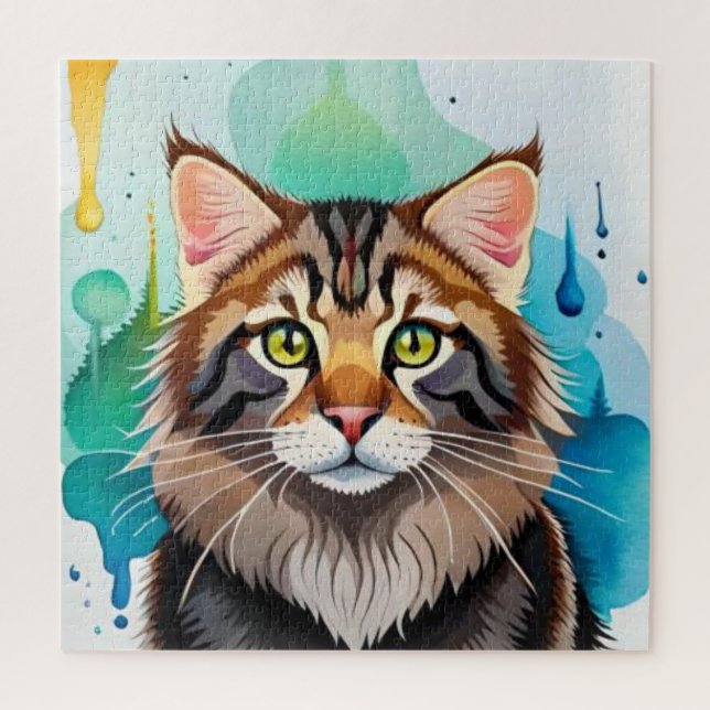 Niedlicher Hund nah Puzzle (Vertikal)