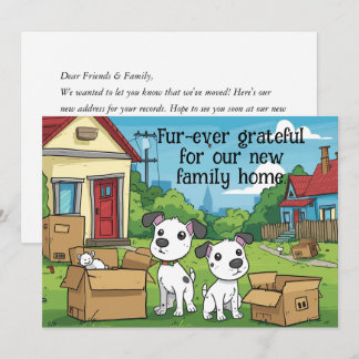 Niedlicher Hund Neue Zuhause Ankündigung