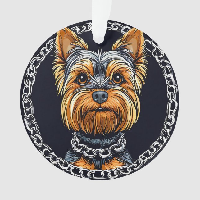 Niedlicher Hund Ornament (Vorderseite)