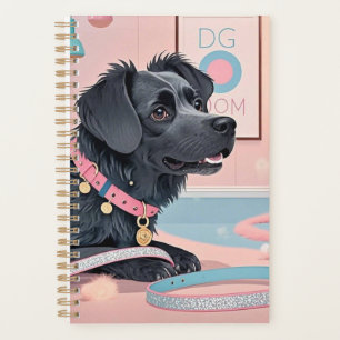 Niedlicher Hund Rosa Bling Hund Mama Planer