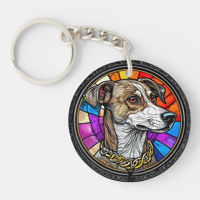 Niedlicher Hund Schlüsselanhänger (Vorderseite)