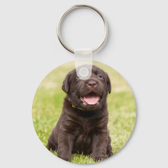 Niedlicher Hund Schlüsselanhänger (Vorderseite)
